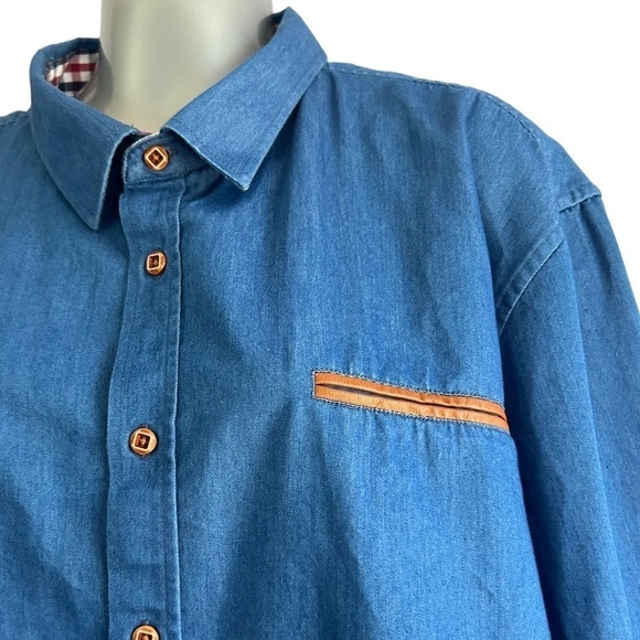 Coofandy Casual Button Down Long Sleeve Shirt • Used • Size: XXL - Picture 6 of 8